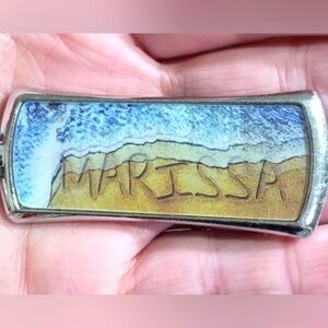 Holographic MARISSA Namesake Key Chain FOB Key Ring CHARLESTON SOUTH CAROLINA